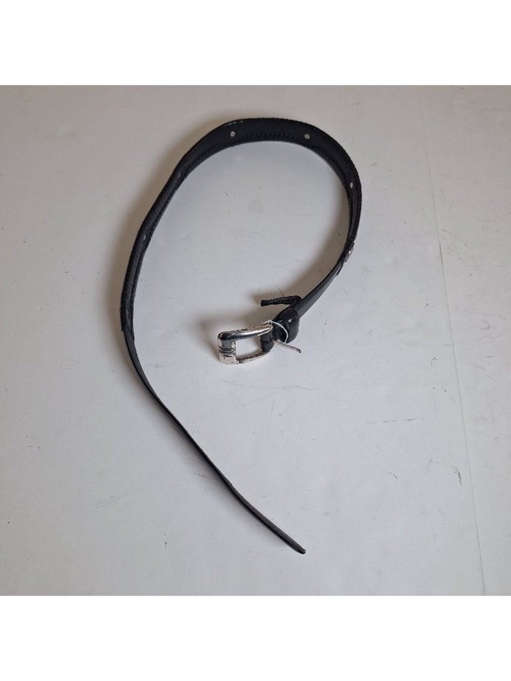 Brighton Black Leather Golf Belt 32"